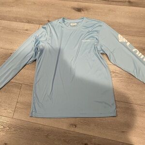 Columbia Light Blue Long Sleeve Tee